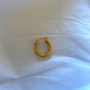 10k gold hoop cartilage earring